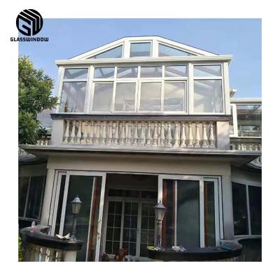 China Best Quality Modern World Best Products Outdoor Solarium Glass House Outdoor Glass Room for sale