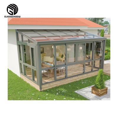 China Aluminum Sunroom Transparent Chinese Manufacturer China Factory Modern Customized Glass Room for sale