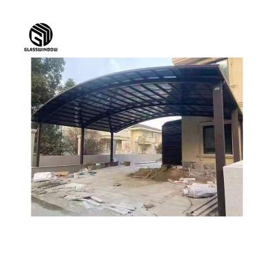 China Hot Selling Professional Aluminum Parking Rack Systems Lower Price Metal Aluminum Carport Panels for sale