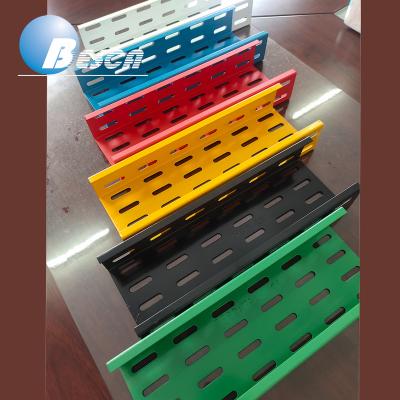 China Steel Steel Metal Galvanized Colorful Punching Holes Cable Tray and Cable Tray Cover Roll Forming Machine for sale