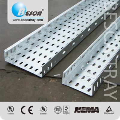 China Cable Laying Pre-galvanized Cable Tray Size flexible (UL,cUL,CE,IEC,ISO) for sale