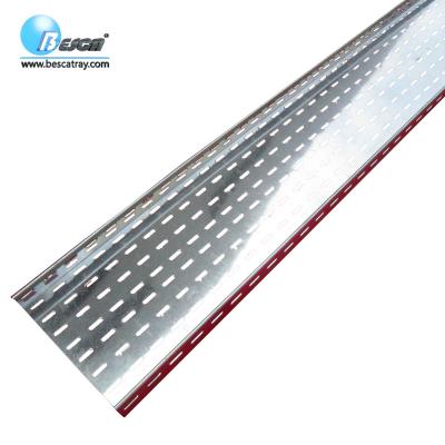 China Cable Laying Besca Perforated Stainless Steel Plastic Cable Trays for sale