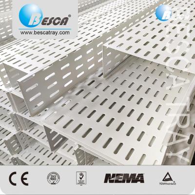 China Cable Laying Besca  Supplier System Specification HDG PG Stainless Steel Cable Tray for sale