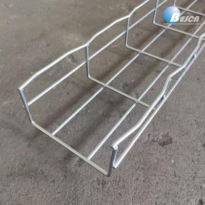 China Projects BESCA Steel Wire Mesh Cable Tray Price List Light Industrial Applications for sale