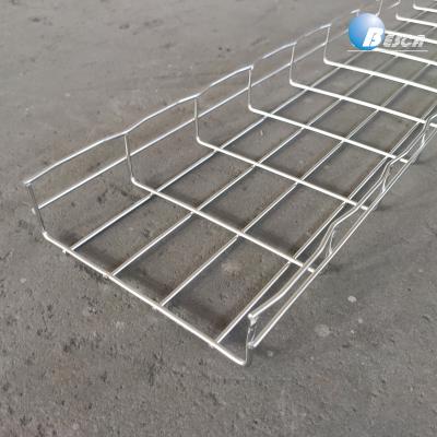 China Projects BESCA Electrical Galvanized Wire Mesh Cable Tray Manufacturer for sale