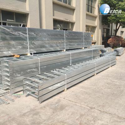 China Steel 300x150x3000mm Cable Support System Cable Ladder Manufacturer for sale