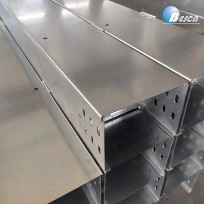 China Steel 200x50mm GI Galvanized Cable Trunking Manufacturers Certificates for sale