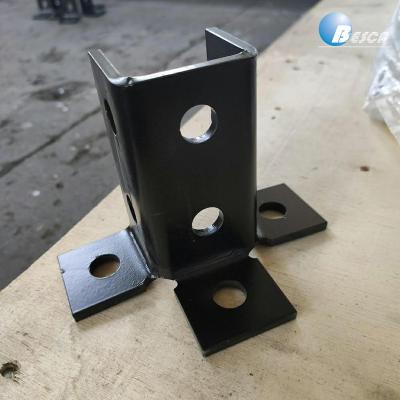 China Steel Galvanized Steel Powder Coated Slotted Strut Channel Manufacturer for sale