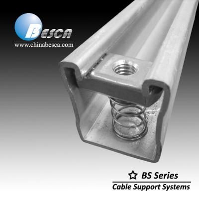 China Construction material or bracket Hot Sale Strut Channel with Spring Nut for sale