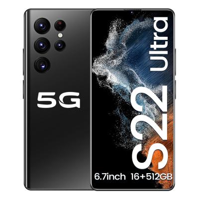 China ULTRA HOT SELLING Dual SIM Card S22 6.7 inch Android 10.0 Cell Phones 5G Low Price Smart Android Smartphone Unlocked Mobile Phones for sale