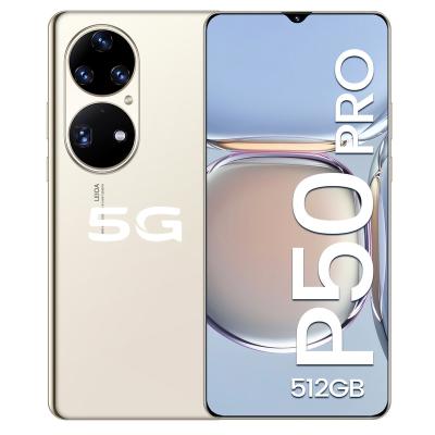 China Dual SIM Card P50 PRO 6.7 Inch Dual Sim Low Price Android Cheap Cell Smartphones Unlocked 10.0 Smart Mobile Phones 5G for sale