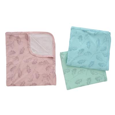 China Sustainable Wholesale Solid Knitted Super Soft Baby Blanket Baby Blankets for sale