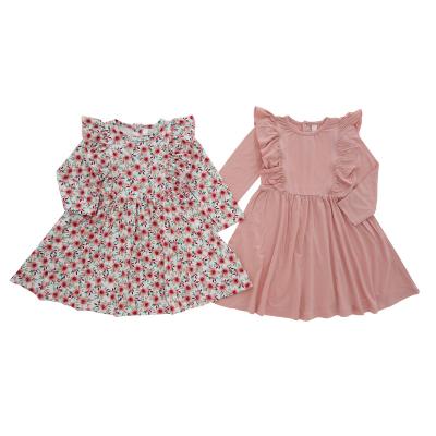 China 2022 new hot export sale fashion style clothes breathable for kids girls baby dresses for sale