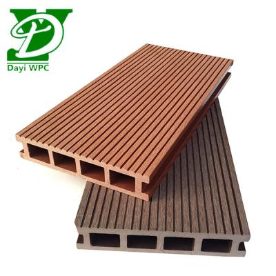 China Hollow Modern Waterproof WPC Decking Total Solution for Swimming Pool for sale