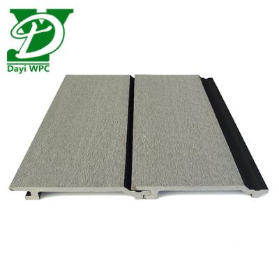 China Green WPC Wall Cladding Panel Contemporary Design Easy Installation for sale