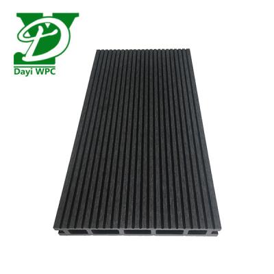 China Waterproof Modern Wood Plastic Composite Bevel Decking for sale