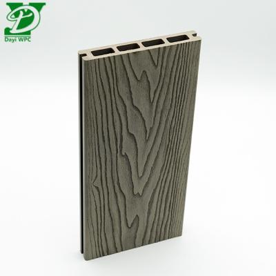 China Durable Hollow Composite Decking with Deep Embossed Grain zu verkaufen