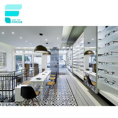 China Glasses Shop Interior Design Luxury Retail Glass Eyewear Optical Store Displays for sale