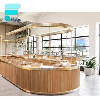 China Solid Wood Electronic Cigarette Store Fixture Store Smoke Shop Display Rack Smoke Shop for sale