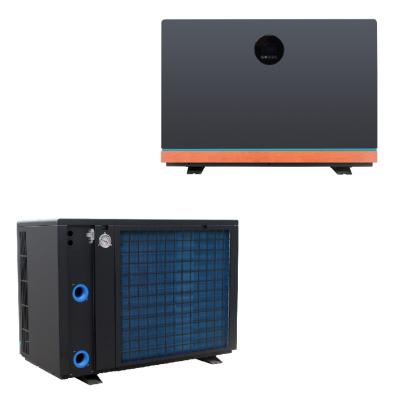 China R32 Zwarte of Zilveren de Warmtepompverwarmer 7KW van de Zwembadomschakelaar Te koop