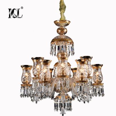 China Modern High Quality Luxury Crystal Chandeliers For Hotels Energy Saving for sale