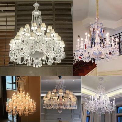 China Wholesale Chinese K9 Zhongshan Modern Crystal Wholesale Indoor Luxury Chandelier For Hotel for sale