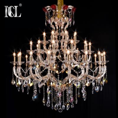 China Modern Chinese popular asfour Maria Theresa crystal pendant light asfour chandelier for living room for sale