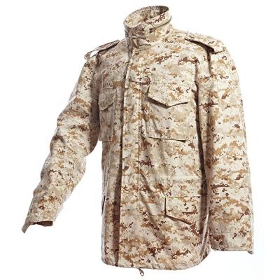 China Cotton Men's M-65 Breathable Field Military Tactical Jacket Quilted Jacket Polyester Turn-Down Collar Cotton Parka/Shell Long Clothing Length for sale