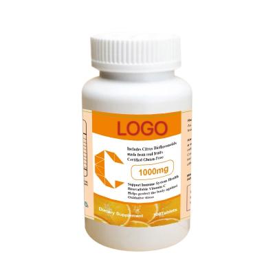 China Vitamin C Supplement GMP Factory Orange Effervescent Vitamin C 1000mg Tablets With OEM for sale