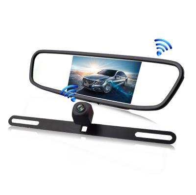 China 976 x 592p Wireless Car Parking Camera With Display for sale