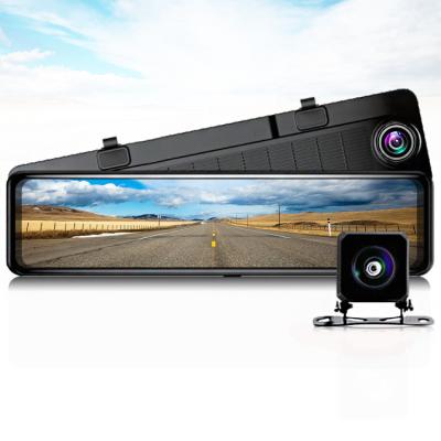 China 2021 hot sale waterproof touch screen 1440P dash cam rear view mirror dvr kit for sale