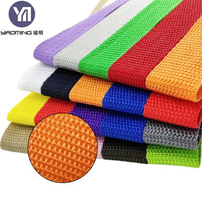 China 25mm 20mm Durable High Quality Custom Polypropylene 1.2mm Pearl Pattern PP Thick Webbing for sale