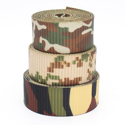 China Special Process Durable High Tenacity Reusable Heat-transfer Printing Webbing For Military Apparel for sale