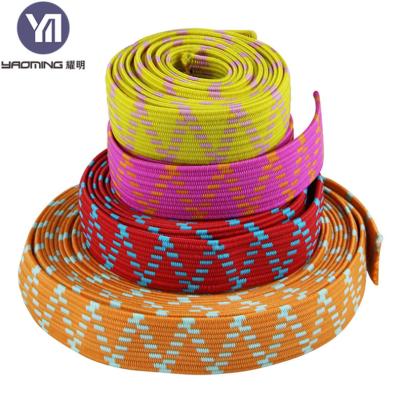 China Fashion Good Quality Elastic Elastic Band Soft Woven Elastic Webbing For Luggage Shoes Cloth for sale