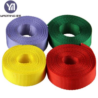 China Viable Good Price Customized Colors Pit Pattern Flat PP Webbing For Bag Shoes Luggage Clothing for sale