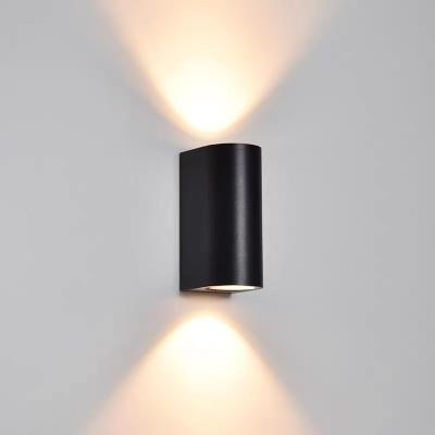 China Modern Outdoor Indoor Up and Down Side Wall Lamp Modern Aluminum Wall Sconce Light Fixture Wall Mount for sale