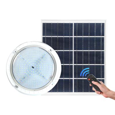 China Solar Led Outdoor Mounted Indoor Black Lights Warehouse 18w 24w 36w Garden Room 100w Ceiling Light With Remote Control for sale