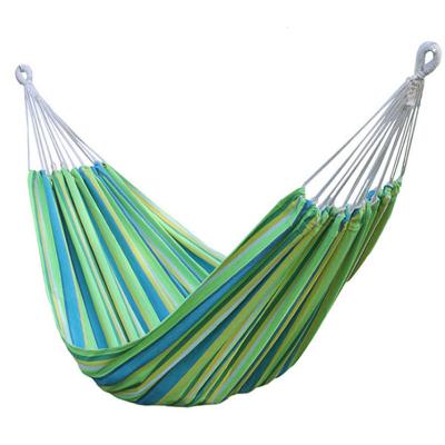 China Traditional Foldable Fishing Canvas Outdoor Hanging Portable Camping Hammocks for sale