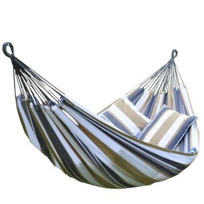 China 2021 Durable And Comfortable 100% Cotton Garden Hammock Tree Swing Hanging Camping Bed Anti - Rollover High Quality for sale