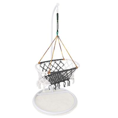 China New Design Handmade Knitted Durable And Long Lasting Baby Crib Swing Sturdy Cradle for sale