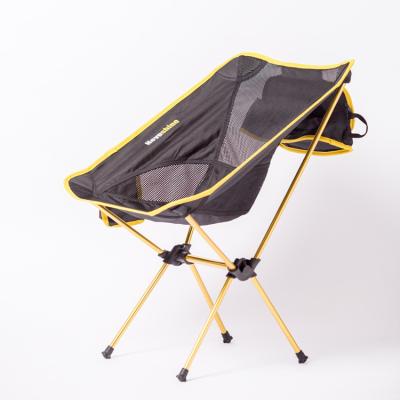 China Lightweight Folding Chair Leisure Natural Environmental Relaxing Aluminum Camping Chair With Armrest for sale