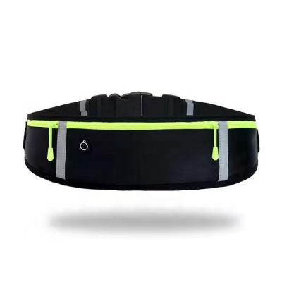 China Custom Lightweight Recycling Waterproof Outdoor Hiking Belt Sports Waist Running Bag Lightweight Pack With Water Bottle Holder for sale