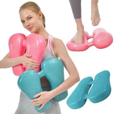 China New Design Non-slip PVC Massage Particles Balance Inflatable Step Cushion Air for sale