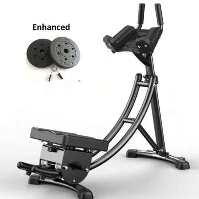 China Folding Universal Slim Functional Roller Coaster Trainer Abdominal Muscle Equipment Fitness Gym Lazy Abdomen for sale