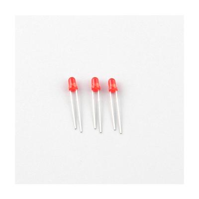 China Low Price Energy Saving Straw Hat Round Head Customizable 3mm Emitting Led Diode for sale