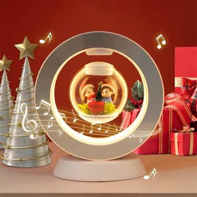 China Modern Wholesale Magnetic levitation touch smart cute night light usb for Christmas Gifts for sale