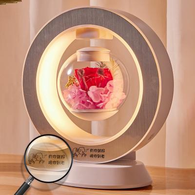 China China Cool Technology Gadgets magnetic levitation eternal flowers Creative Office Desk Crafts for sale