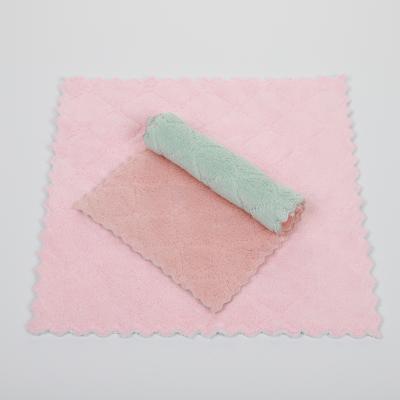 China Wholesale Cheap Viable Household Cleaning Cloth Dish Cloth Factory Oil Towel Kitchen Absorbent Dish Towel for sale