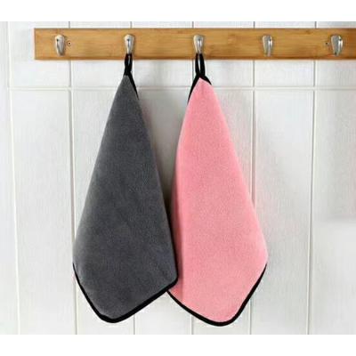 China Factory Wholesale Cheap Viable Custom Size Hand Towel Hanging Microfiber Hand Towel Super Absorbent Quick Dry Towel for sale