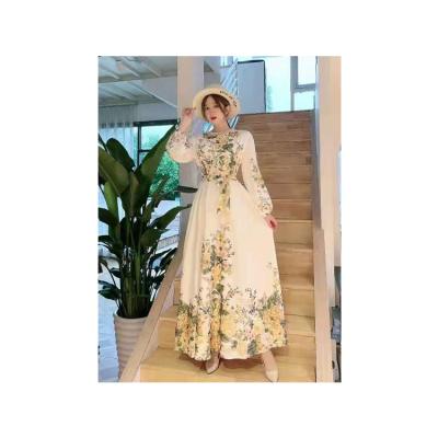 China Newest Design Bohemian Temperament Anti-Static Dress Casual Long Sleeve Dresses Autumn Dresses For Women for sale